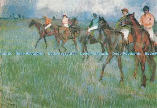 D272528 Jockeys in the Rain Glasgow Museum and Art Galleries Burrell Collection