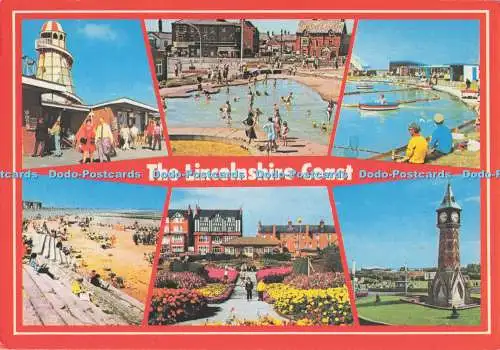 D272550 The Lincolnshire Coast Skegness Mablethorpe Sutton on Sea Coastal Karte C