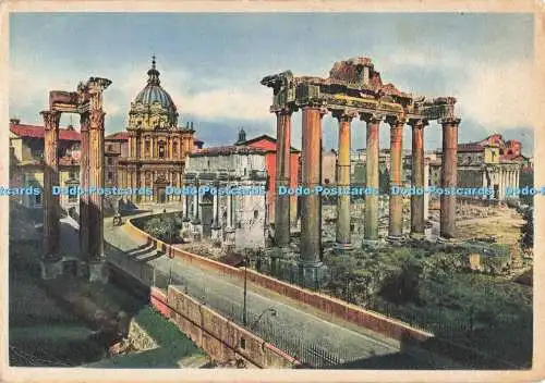 D270686 Roma Panorama des Forums vom Kapitol aus gesehen Stab Grafico Cesare Cap