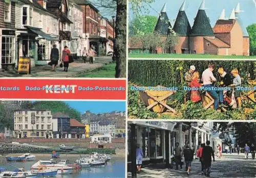 D272554 Kent Tunbridge Wells Hop Picking Oast House Folkestone E T W Dennis und