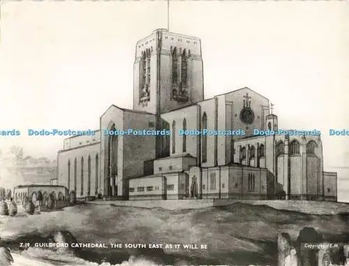 D267507 Guildford Cathedral The South East as it Will be E M