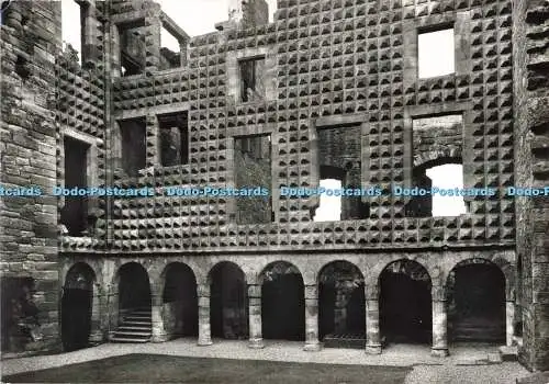 D267509 Midlothian Crichton Castle Arcade and Wall of North Range Ministry of Pu