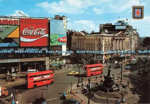 D270827 London Piccadilly Circus und Statue von Eros Fisa