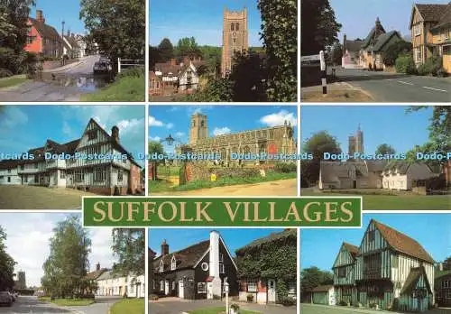 D266081 Suffolk Villages Kersey Lavenham Clare J Salmon Ltd Cameracolour Multi V