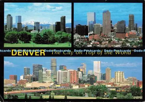D267584 Denver Die Stadt der Weltspitze Panoramablick auf Denver von der Stadt P