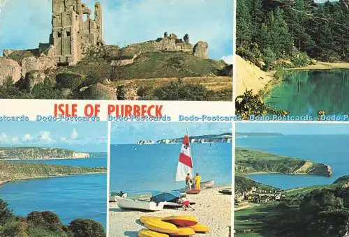 D266084 Isle of Purbeck Studland Corfe Castle Swanage Plastichrome Multi View 19