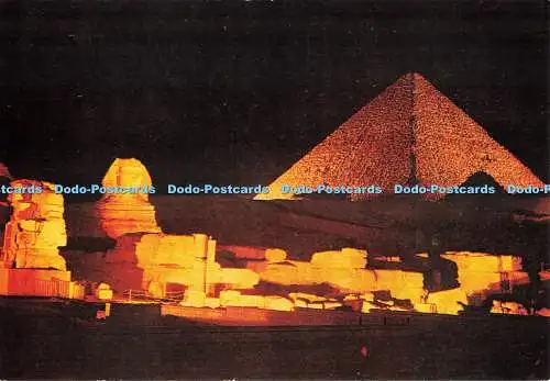 D267591 Gizeh Sound und Licht an den Pyramiden von Gizeh M G El Amal El Gaded