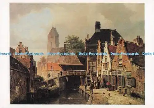 D272737 Ansicht von Oudewater National Gallery Publications Ltd Willem Koekkoek