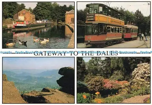 D266112 Gateway to the Dales Cromford Wharf Tramway Museum Crich Millstone Karten