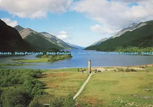 D266121 Lochaber Glen Finnan Loch Shiel and Glenfinnan Monument J Arthur Dixon L
