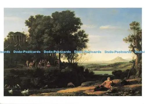 D267631 Edinburgh National Gallery of Scotland Landschaft mit Apollo und dem Mus