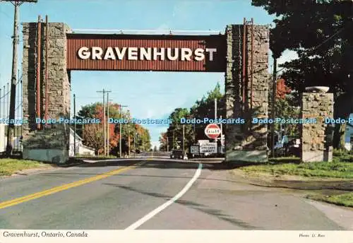 D266128 Kanada Ontario Gravenhurst The Entrance Peterborough Post Card Co Ltd H