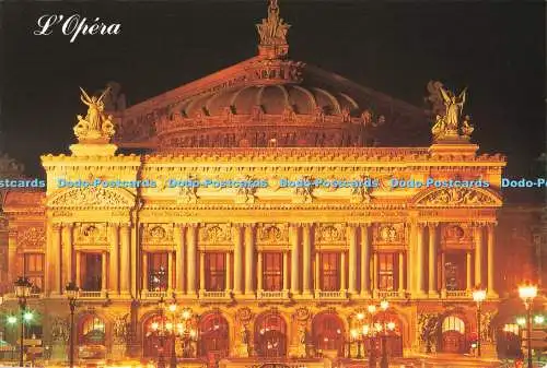 D270886 Paris La Nuit L Opera Abeille Cartes Lyna Jean Paul