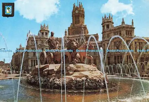 D267641 Madrid Der Cibeles- und Kommunikationspalast Fisa Dominguez