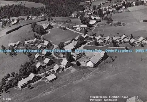 D272761 Flugaufnahme Trogen App Pestalozzi Kinderdorf Foto Gross Nr F 3481