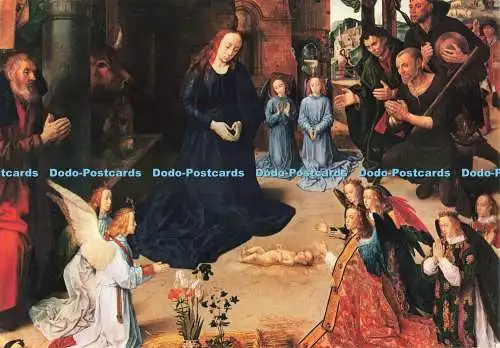D270896 Firenze Galleria Uffizien Anbetung der Hirten Hugo Van Der Goes Giu