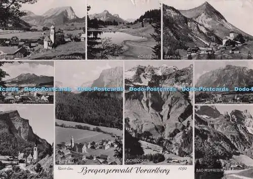 D272790 Bregenzerwald Vorarlberg Schrocken Bezau Damuls Korbersee Risch Lau Mult