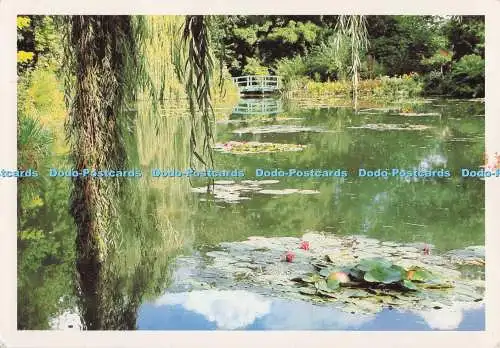 D272805 Der Wassergarten Das Pfund beschattet von Willow tr Art Lys Claude Monet