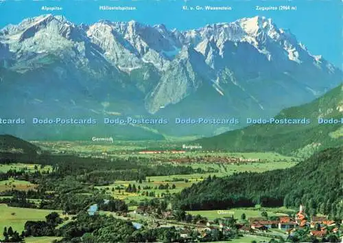 D267717 Loisachtal Gegen Zugspitzgruppe Hans Huber