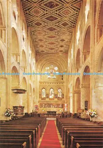 D270972 Essex Das normannische Kirchenschiff der Waltham Abbey aktuelle Presse Pitkin Bild Po