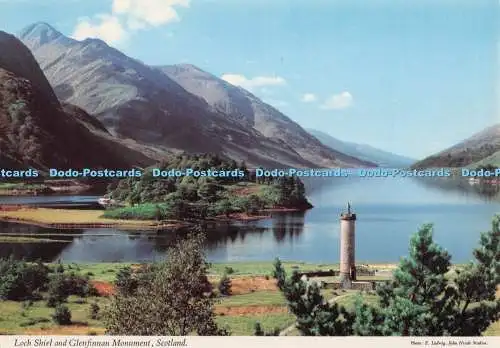 D272852 Scotland Loch Shiel and Glenfinnan Monument John Hinde Ltd E Ludwig