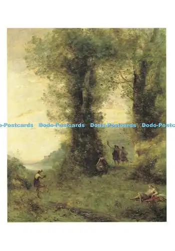 D270990 Glasgow Museum Pastorale Souvenir D Italie Jean Baptiste Camille Corot