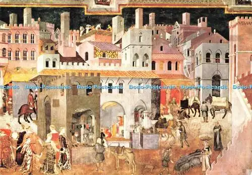 D266235 Palazzo Pubblico Ambrogio Lorenzetti Gli Effetti del Buongoverno partico
