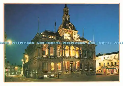 D266238 Suffolk Ipswich Das Rathaus bei Nacht J Arthur Dixon Tom Mackie