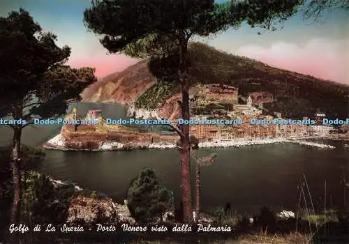D266241 Golfo di la Spezia Porto Venere visto dalla Palmaria C M RP