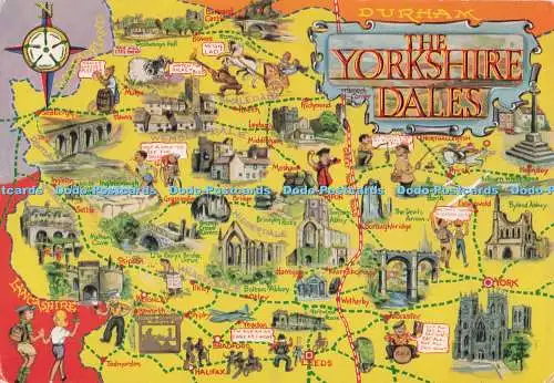 D272897 The Yorkshire Dales Karte Bamforth and Co Ltd