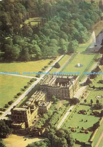 D271040 Chatsworth Luftaufnahme English Life Publications