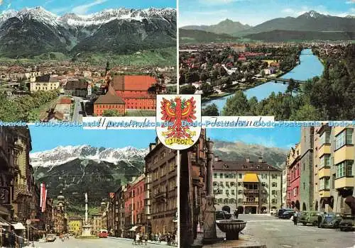 D267798 Alpenstadt Innsbruck Tirol Kunstverlag Chizzali KTV Multi View