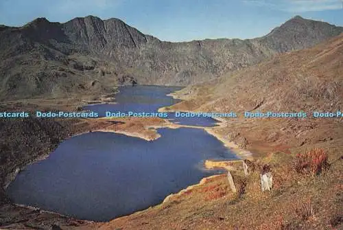 D273047 Llyn Llydaw mit Y Lliwedd und Snowdon J Arthur Dixon Ltd