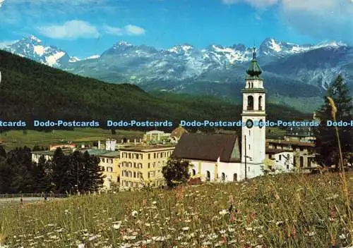 D267946 Pontresina Mit Piz Julier Flury