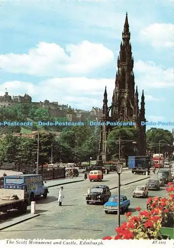 D271201 Edinburgh The Scott Monument and Castle Valentine