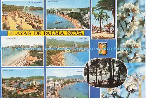 D273057 Playas de Palma Nova Mallorca Clik Clak Multi View 1989