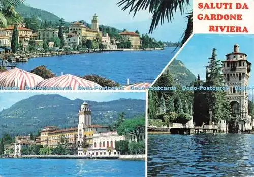 D267951 Saluti da Gardone Riviere Rivetta Souvenirs Multi View