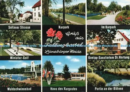 D267954 Gruss aus Fallinghostel Miniatur Golf Schoning Gebrüder Schmidt 1978 Mul