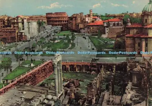 D273120 Roma Via dei Fori Imperiali Fotorapidacolor RP