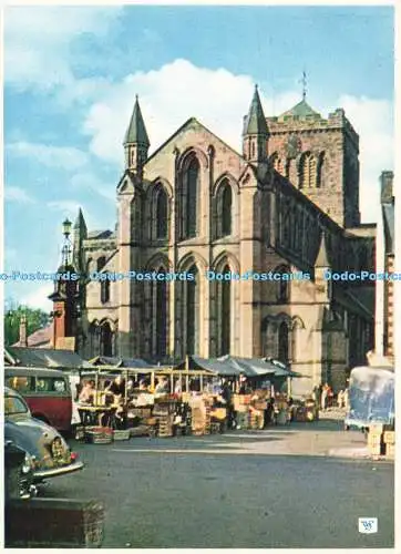 D271270 Hexham Abbey vom Marktplatz Walter Scott