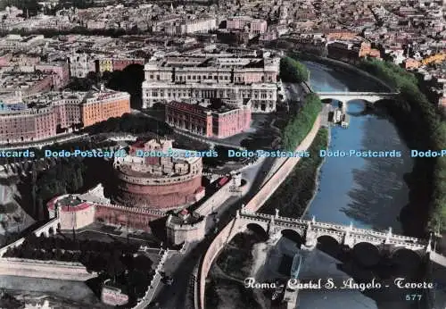 D273125 Roma Castel S Angelo Tevere Belvedere RP