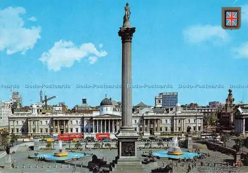 D268024 London Nelson Column and Trafalgar Square Fisa
