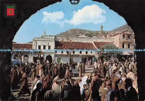 D273158 Chaouen Badestelle und Hof Fisa Escudo de Oro Nr 3