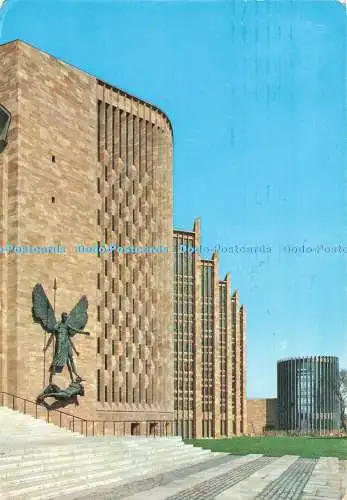 D271326 Coventry Cathedral South Side Topical Press Pitkin Bild Postkarten 1