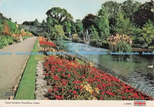 D273176 Leeds Roundhay Canal Gardens E T W Dennis and Sons Ltd Photocolour 1987