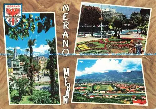 D268081 Meraner Promenade mit Pfarrturm S B Multi View