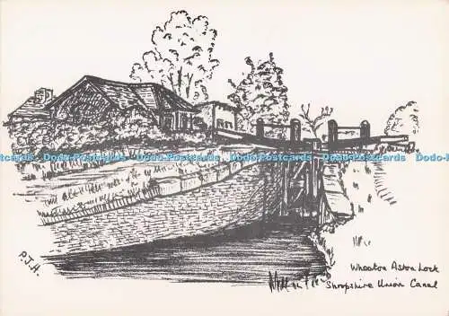 D273187 Shropshire Union Canal Wheston Aston Lock P J H