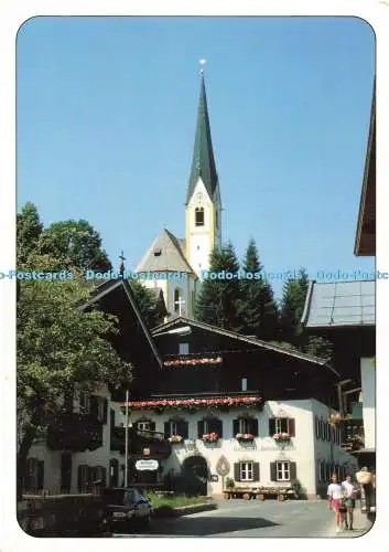 D271342 Kirchberg Pfarrkirche St Ulrich Alpine Luftbild