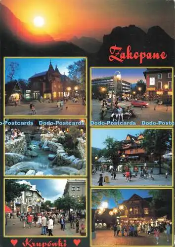 D271343 Zakopane Ulica Krupowki Wieczorem Giewont Maciej Gasienica Multi View