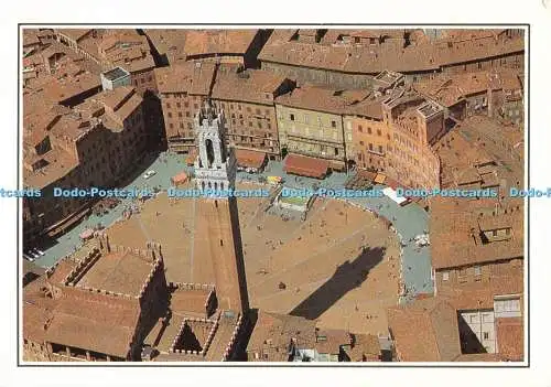 D268089 Siena Mangia Turm und Feldplatz M Romboni Plurigraf